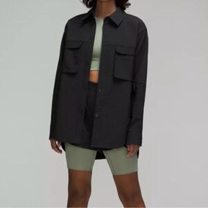 Lululemon Women's Grid Fleece Hiking Outdoor Chore Shacket
